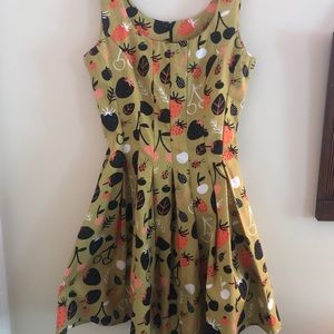 M Never worn Nooworks ladybug strawberry fit dress